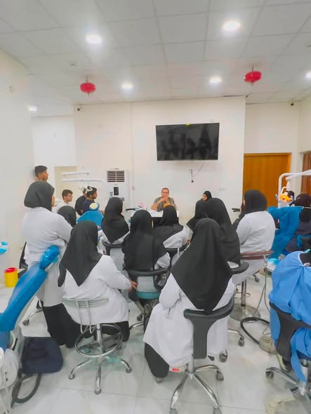 The Periodontics and Periodontal Surgery Department holds a scientific course for dental students as part of the summer training programs.